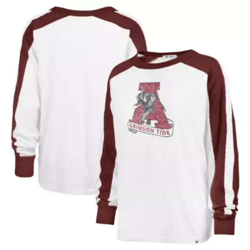 Alabama Crimson Tide NCAA Premier Caribou Raglan Long Sleeve T-Shirt