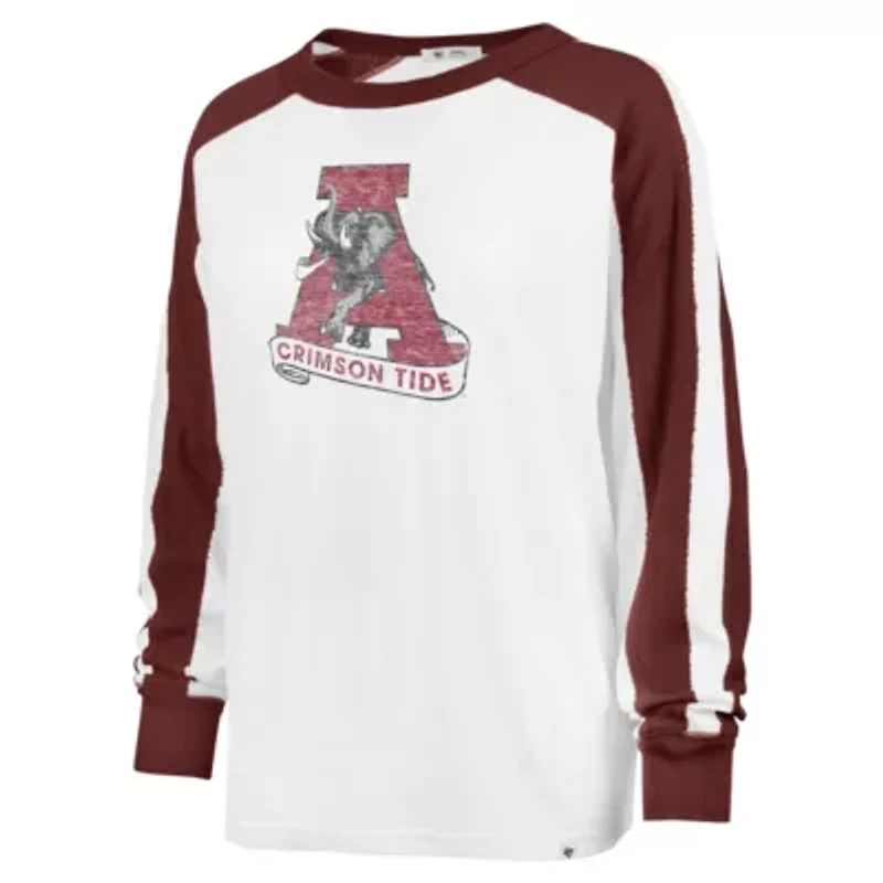 Alabama Crimson Tide NCAA Premier Caribou Raglan Long Sleeve T-Shirt