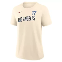 MLB Nike Shohei Ohtani Los Angeles Dodgers City Connect Name & Number T-Shirt