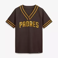 MLB Fanatics San Diego Padres Diva Race Raglan V-Neck T-Shirt