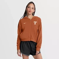 NCAA Nike Texas Longhorns Mantra Cropped Full-Zip Hoodie