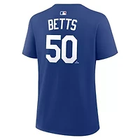MLB Nike Mookie Betts Los Angeles Dodgers Name & Number T-Shirt