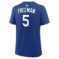 MLB Nike Freddie Freeman Los Angeles Dodgers Name & Number T-Shirt