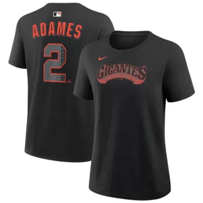 MLB Nike Willy Adames San Francisco Giants Name & Number T-Shirt