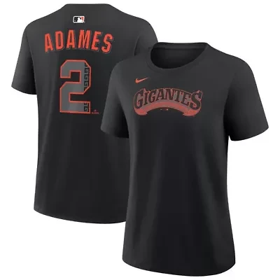 MLB Nike Willy Adames San Francisco Giants Name & Number T-Shirt
