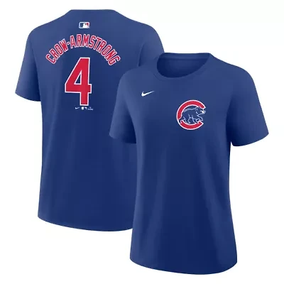 MLB Nike Pete Crow-Armstrong Chicago Cubs Name & Number T-Shirt
