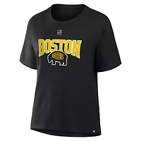 NHL Fanatics David Pastrnak 2026 Stadium Series Authentic Stack Name & Number T-Shirt