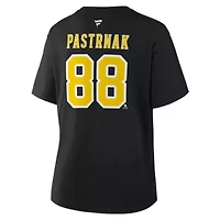NHL Fanatics David Pastrnak 2026 Stadium Series Authentic Stack Name & Number T-Shirt