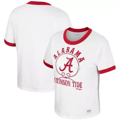 Alabama Crimson Tide NCAA x Wrangler Freehand Ringer T-Shirt