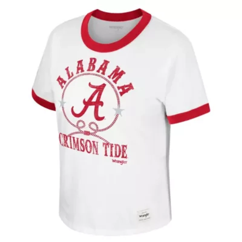 Alabama Crimson Tide NCAA x Wrangler Freehand Ringer T-Shirt