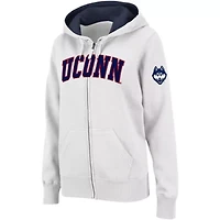 Connecticut Huskies NCAA UConn Arched Name Full-Zip Hoodie