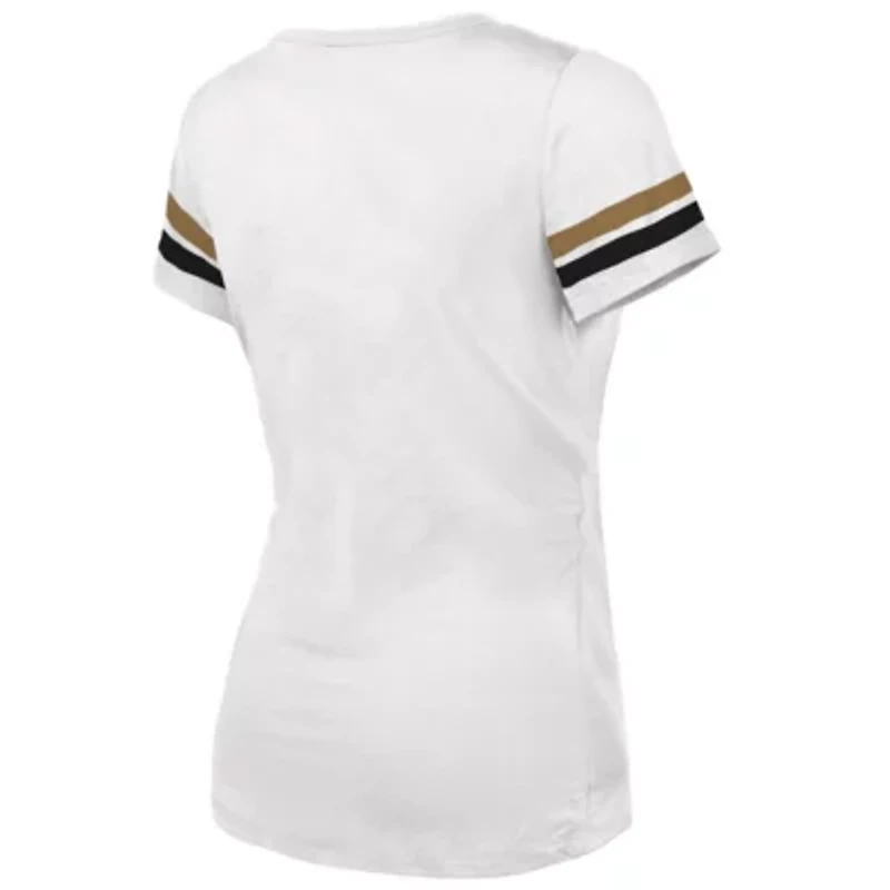 NHL Vegas Golden Knights 2023 Stanley Cup s Striped V-Neck T-Shirt
