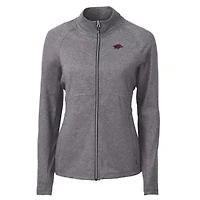 NCAA Heather Arkansas Razorbacks Adapt Eco Knit Recycled Full-Zip Jacket