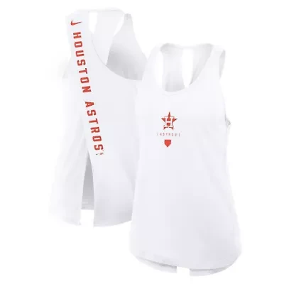 MLB Nike Houston Astros Open-Back Crisscross Dri-FIT Tank Top