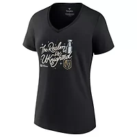 NHL Fanatics Vegas Golden Knights 2023 Stanley Cup s Plus Celebration V-Neck T-Shirt