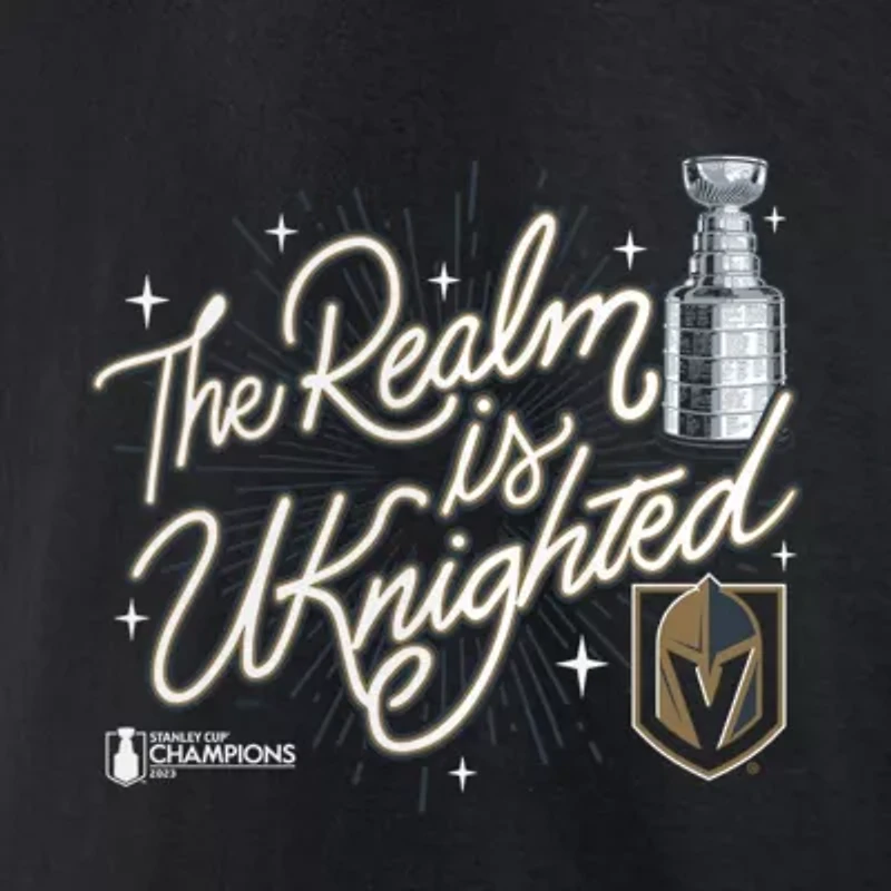 NHL Fanatics Vegas Golden Knights 2023 Stanley Cup s Plus Celebration V-Neck T-Shirt