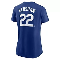 MLB Nike Clayton Kershaw Los Angeles Dodgers Fuse Name & Number T-Shirt