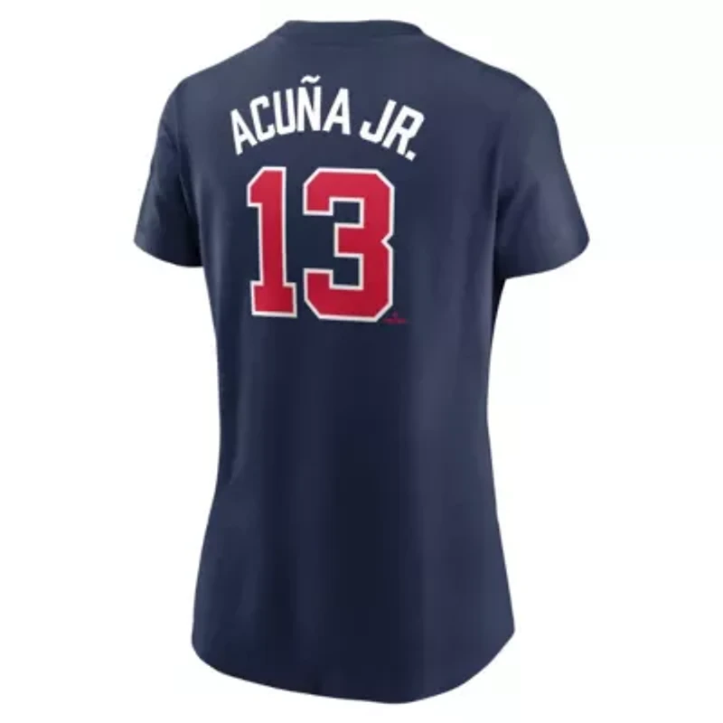 MLB Nike Ronald Acuña Jr. Atlanta Braves Fuse Name & Number T-Shirt
