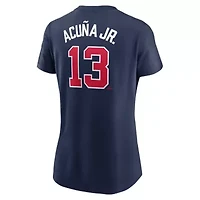 MLB Nike Ronald Acuña Jr. Atlanta Braves Fuse Name & Number T-Shirt