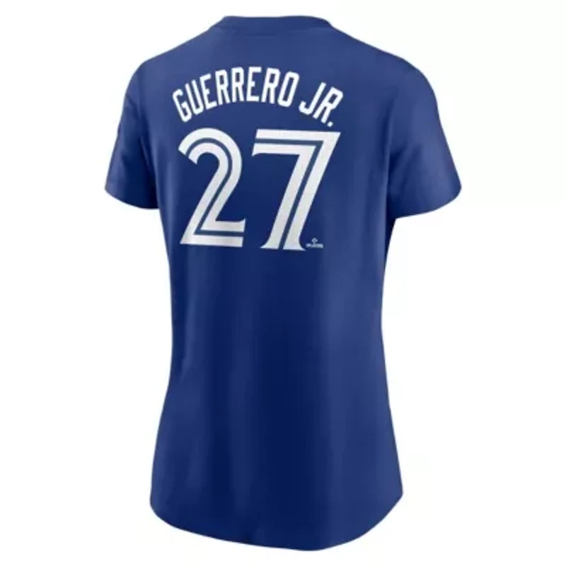 Toronto Blue Jays MLB Nike Vladimir Guerrero Jr. Cooperstown Collection Fuse Name & Number T-Shirt