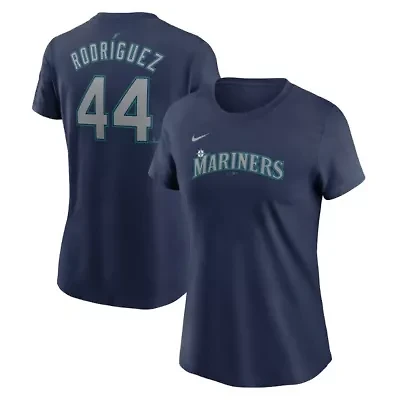MLB Nike Julio Rodriguez Seattle Mariners Fuse Name & Number T-Shirt