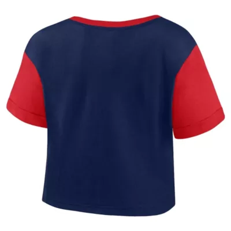 Olympics Fanatics Team USA Circle Badge Cropped Fashion T-Shirt