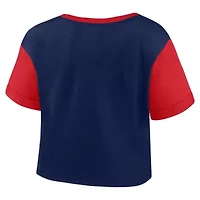 Olympics Fanatics Team USA Circle Badge Cropped Fashion T-Shirt