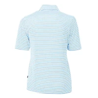 MLB Light Kansas City Royals Connect DryTec Virtue Eco Pique Stripe Recycled Quarter-Zip Pullover Top