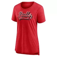 NBA Fanatics Chicago Bulls League Leader Tri-Blend T-Shirt