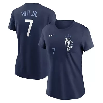 MLB Nike Bobby Witt Jr. Kansas City Royals Connect Fuse Name & Number T-Shirt