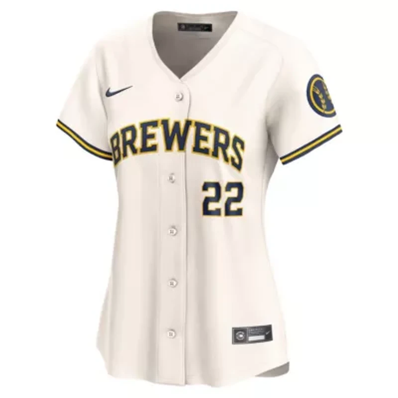 MLB Nike Christian Yelich Milwaukee Brewers Home Limited Player Jersey