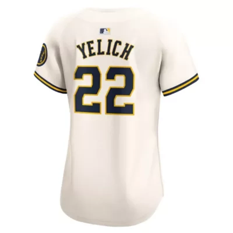 MLB Nike Christian Yelich Milwaukee Brewers Home Limited Player Jersey