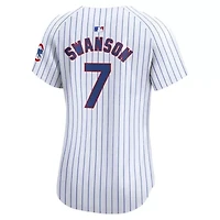 MLB Nike Dansby Swanson Chicago Cubs Home Limited Player Jersey