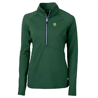 NCAA Notre Dame Fighting Irish Alumni Adapt Eco Knit Stretch Recycled Half-Zip Pullover Top