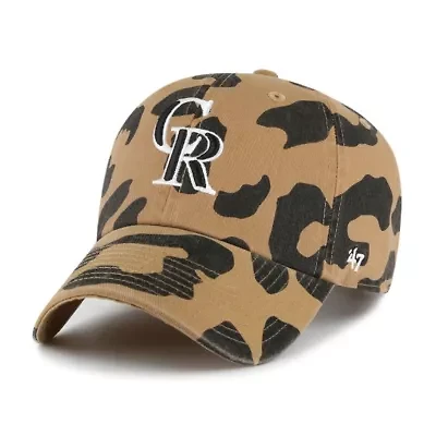 MLB Colorado Rockies Rosette Clean Up Adjustable Hat