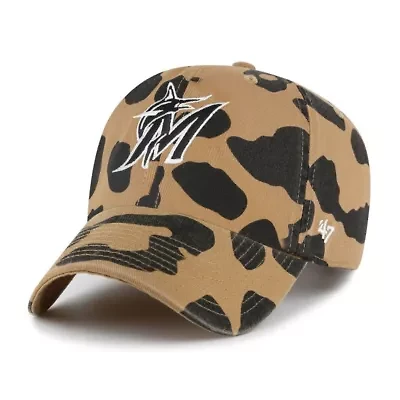 MLB Miami Marlins Rosette Clean Up Adjustable Hat