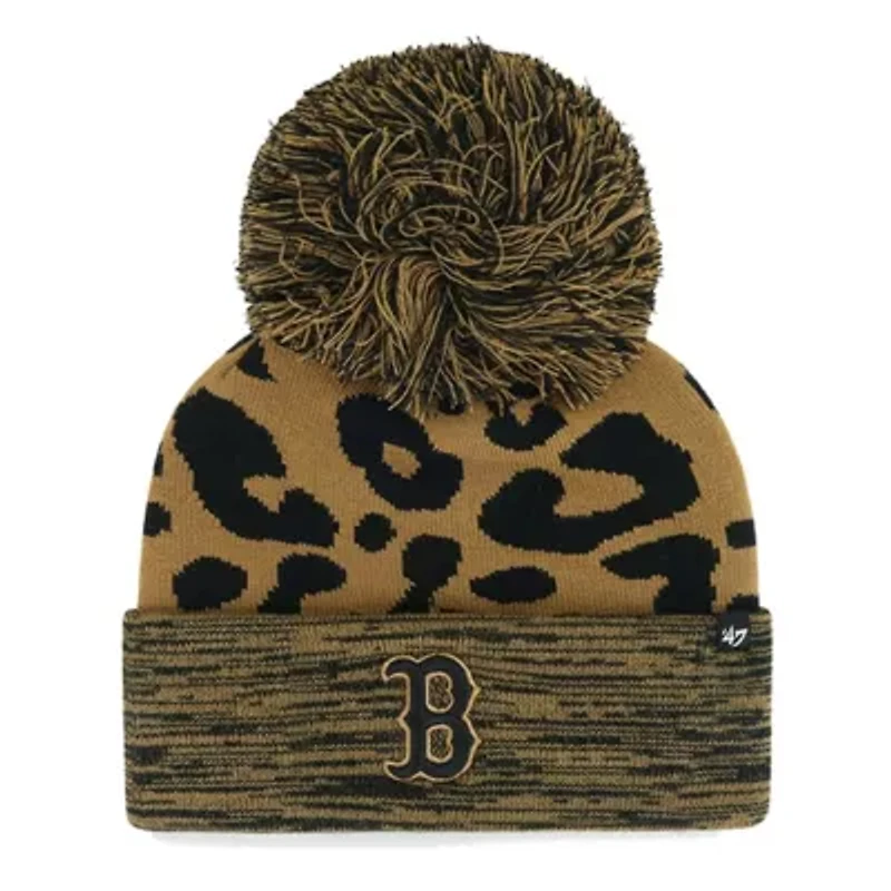 Boston Red Sox MLB Boston Sox Rosette Cuffed Knit Hat with Pom