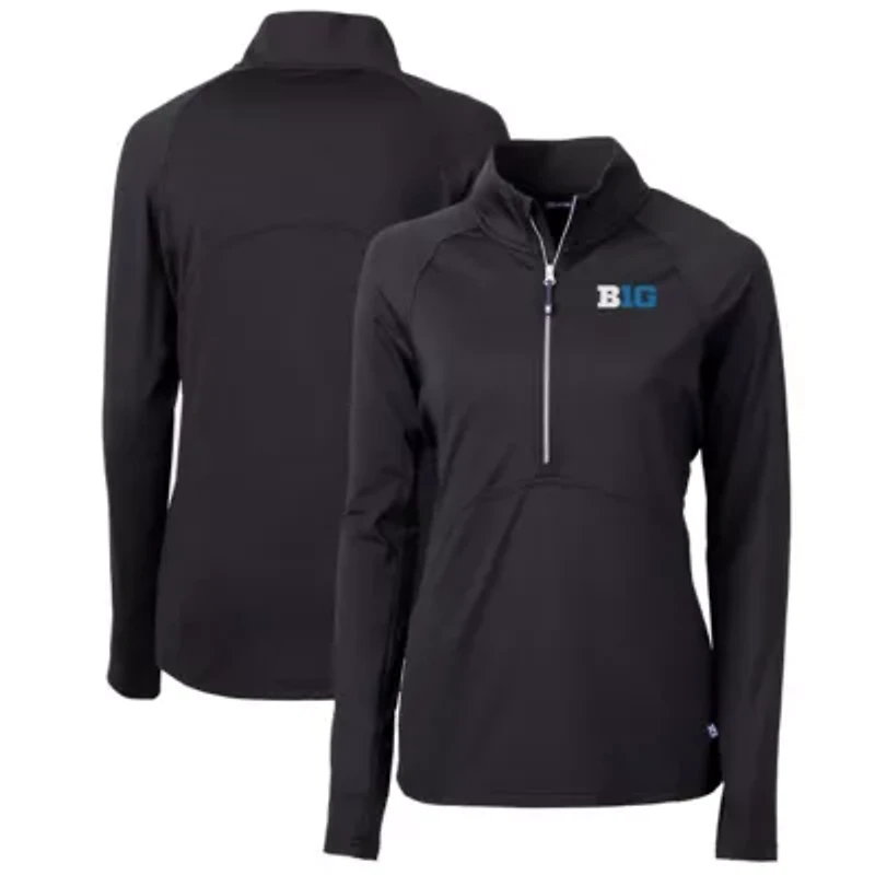 NCAA Big Ten Gear Adapt Eco Knit Stretch Recycled Half-Zip Pullover Top