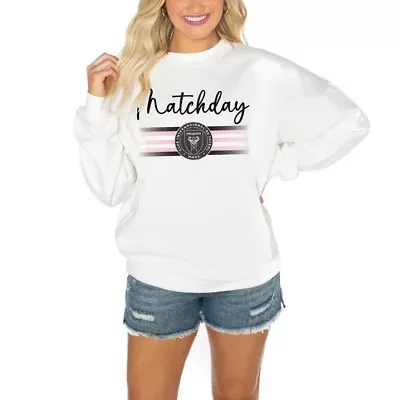 MLS Inter Miami CF Matchday Crewneck Drop Shoulder Sweatshirt