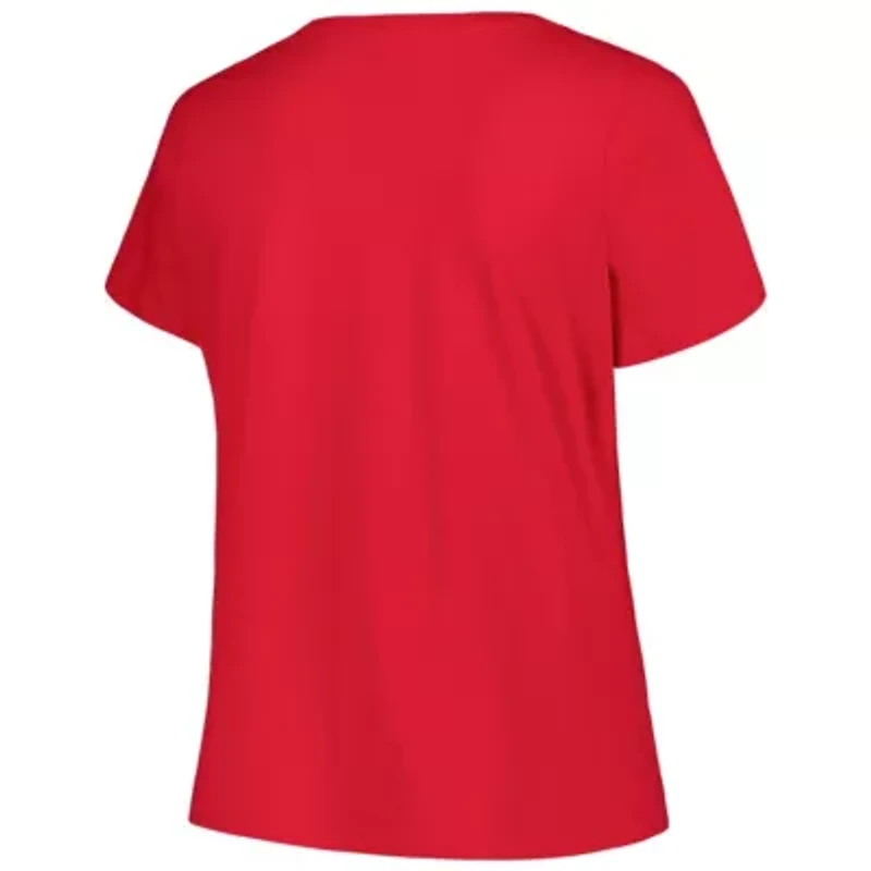 NCAA Ohio State Buckeyes Plus Arch Over Logo Scoop Neck T-Shirt
