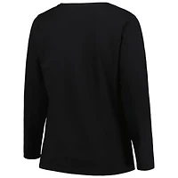 NCAA Florida State Seminoles Plus Arch Over Logo Scoop Neck Long Sleeve T-Shirt