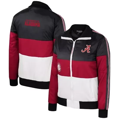 Alabama Crimson Tide NCAA Color-Block Puffer Full-Zip Jacket