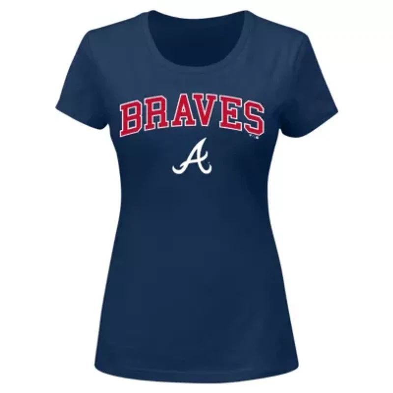 MLB Atlanta Braves Plus Size Arch Logo T-Shirt