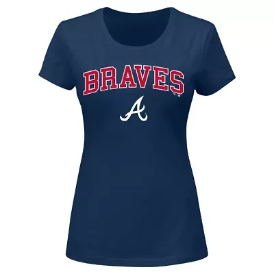 MLB Atlanta Braves Plus Size Arch Logo T-Shirt