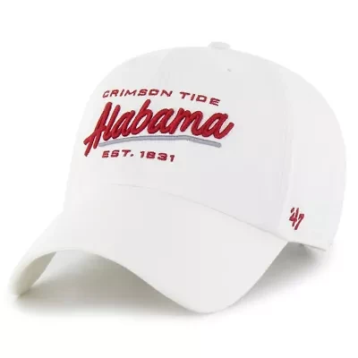 Alabama Crimson Tide NCAA Alabama Tide Sidney Clean Up Adjustable Hat