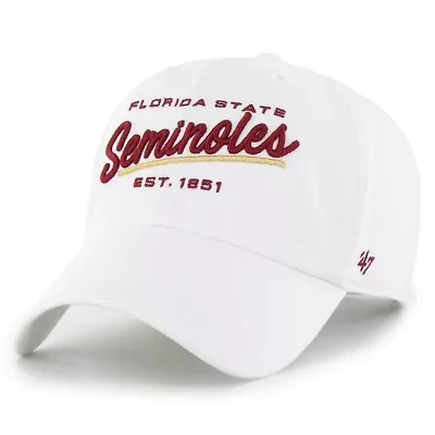 NCAA Florida State Seminoles Sidney Clean Up Adjustable Hat