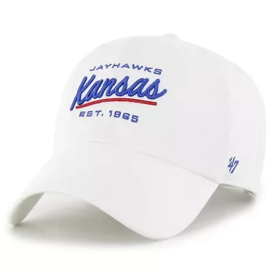 NCAA Kansas Jayhawks Sidney Clean Up Adjustable Hat