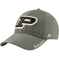 NCAA Heather Purdue Boilermakers Miata Clean Up Adjustable Hat