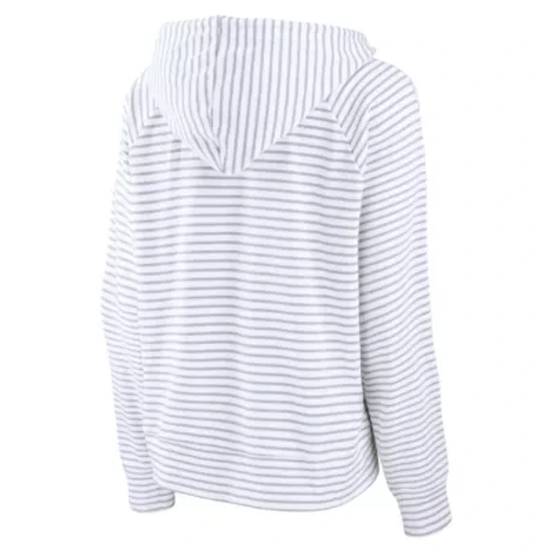 NCAA Fanatics Tennessee Volunteers Arch Logo Striped Notch Neck Pullover Hoodie