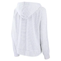 NCAA Fanatics Tennessee Volunteers Arch Logo Striped Notch Neck Pullover Hoodie